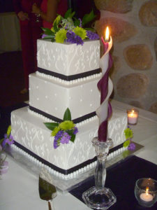 wedding 3-twised Beeswax Candles